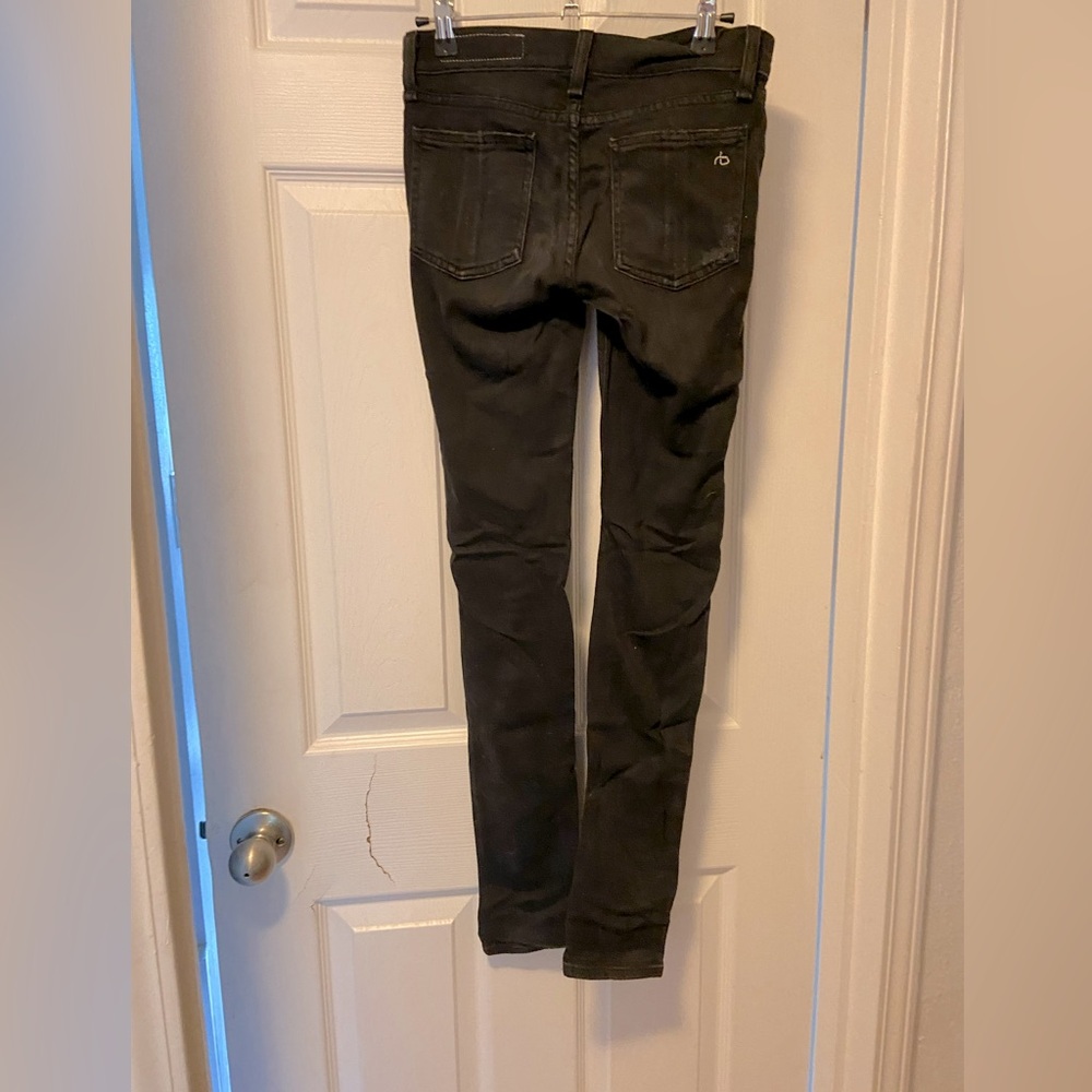 Black rag & bone skinny jeans